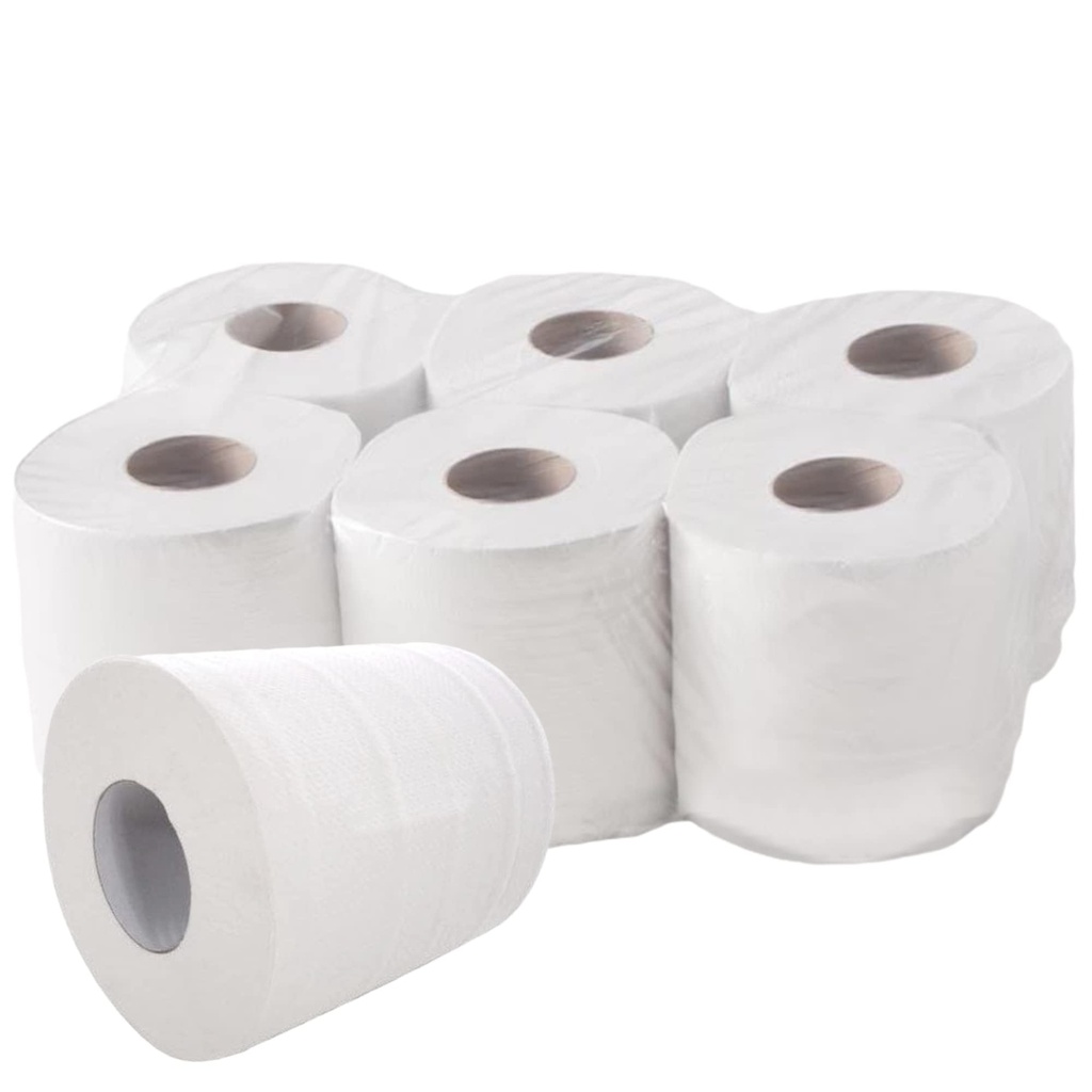 PAPEL CHEMINE EXTRA 0.8KG GOFRADO – Papel secamanos industrial, 2 capas, 6 unidades