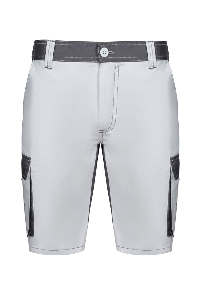 BERMUDA BICOLOR 103021B – Bermuda de travail, 6 poches, Velilla