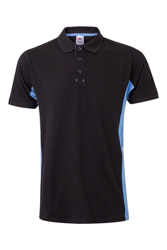 POLO BICOLOR MC 105504 – Polo de travail bicolore manches courtes VELILLA
