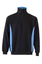 SUDADERA BICOLOR CREMALLERA 105704 – Sudadera laboral VELILLA