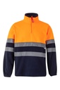 FORRO POLAR BICOLOR AV 182 – Chaqueta de trabajo con bandas reflectantes