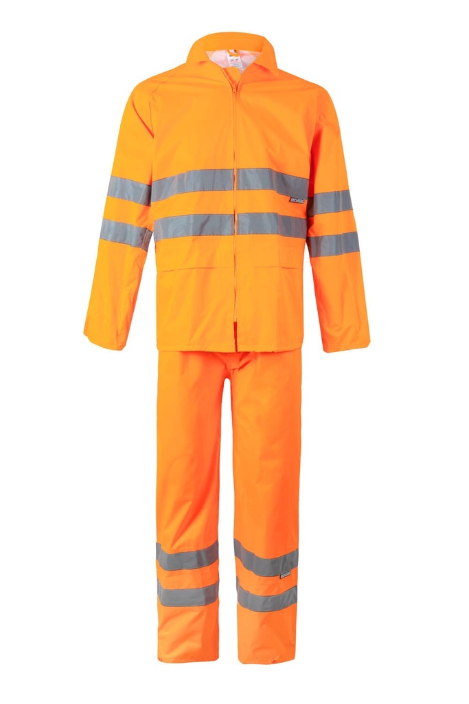 TRAJE LLUVIA AV 189 – Conjunto impermeable reflectante de alta visibilidad VELILLA