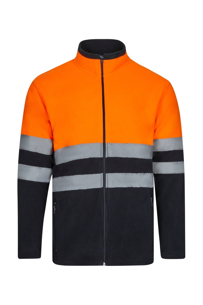 CHAQUETA POLAR BICOLOR AV 301503 – Chaqueta polar reflectante VELILLA