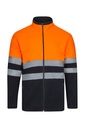 CHAQUETA POLAR BICOLOR AV 301503 – Chaqueta polar reflectante VELILLA