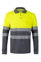 POLO ALGODÓN BICOLOR ML AV 305515 – Polo laboral manga larga VELILLA