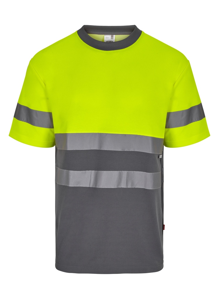 CAMISETA ALGODÓN BICOLOR MC AV 305613 – Camiseta alta visibilidad VELILLA