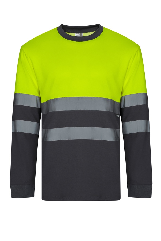 CAMISETA ALGODÓN BICOLOR ML AV 305615 – Camiseta manga larga VELILLA