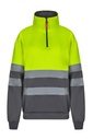 SUDADERA BICOLOR CREMALLERA AV 305701 – Felpa alta visibilità VELILLA