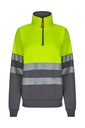 SUDADERA BICOLOR CREMALLERA RS 305703 – Láthatósági pulóver VELILLA