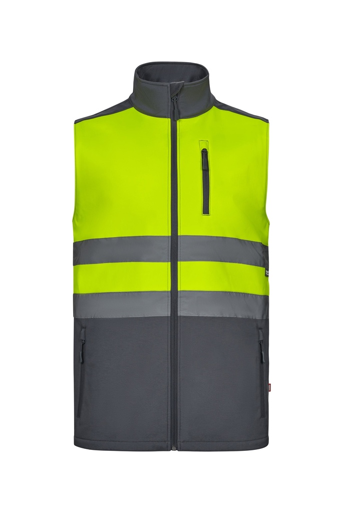 CHALECO SOFT SHELL BICOLOR AV 305906 – Kétszínű láthatósági mellény VELILLA