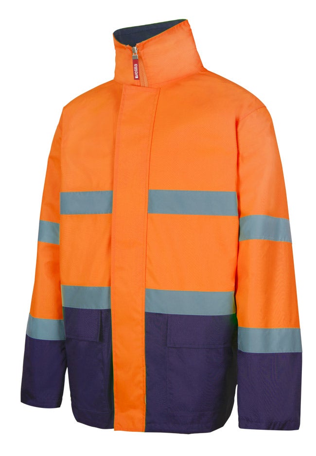 PARKA BICOLOR AV 306002 – Parka alta visibilidad impermeable VELILLA