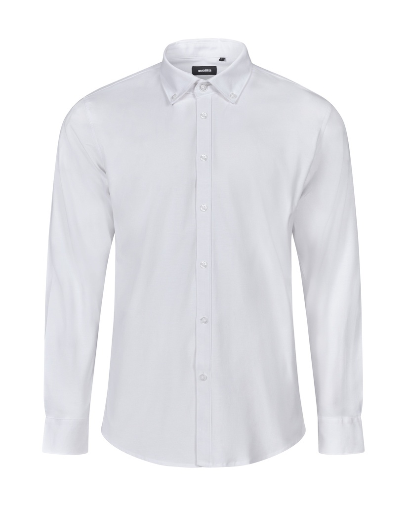 CAMISA OXFORD ML HOMBRE 405004S – Camicia da lavoro, tessuto stretch, VELILLA