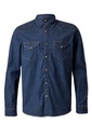 CAMISA DENIM ML HOMBRE 405006S – Camisa de trabajo elástica de tejido denim