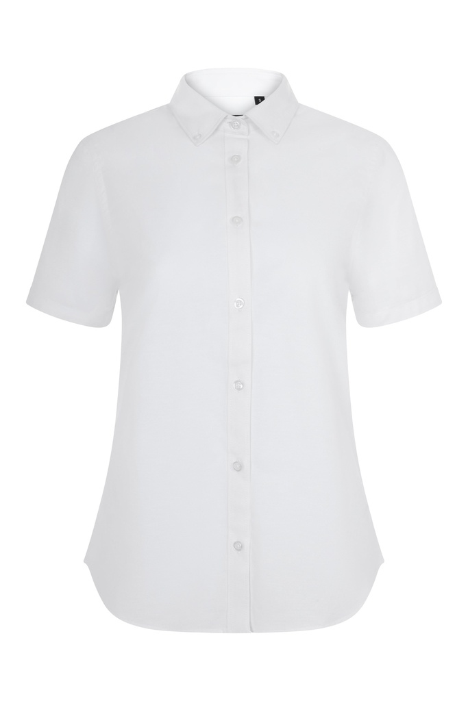 CAMISA OXFORD MC MUJER 405025S – Camisa entallada Stretch VELILLA