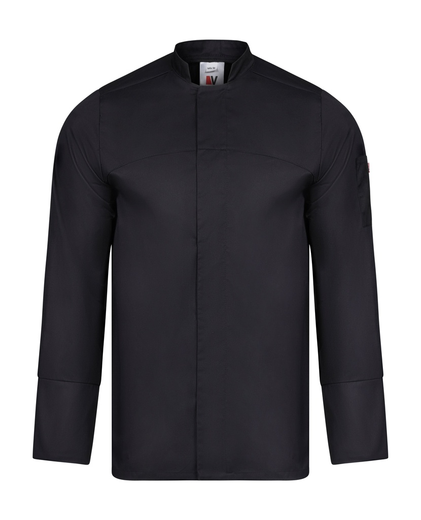 CHAQUETA COCINA ML 405208 – Chaqueta clínica botones ocultos Velilla