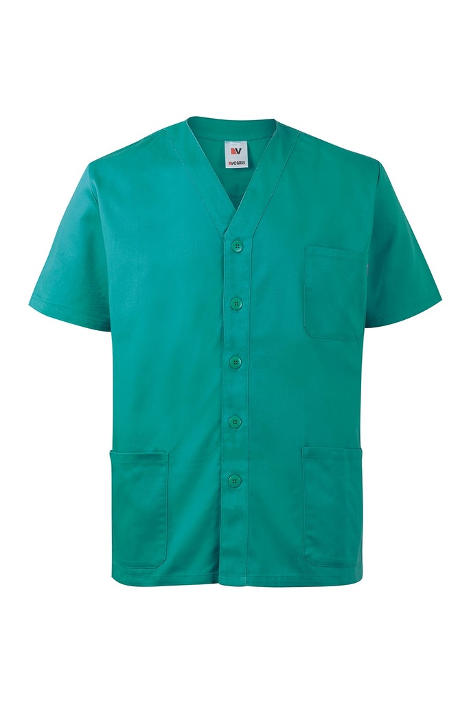 CAMISOLA PIJAMA BOTONES 535209 – Zöld orvosi felső VELILLA XS