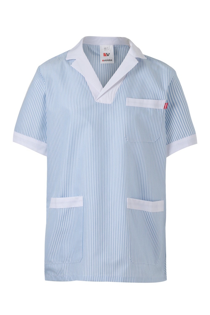 CAMISOLA PIJAMA 585 – Casaca sanitaria con contraste VELILLA
