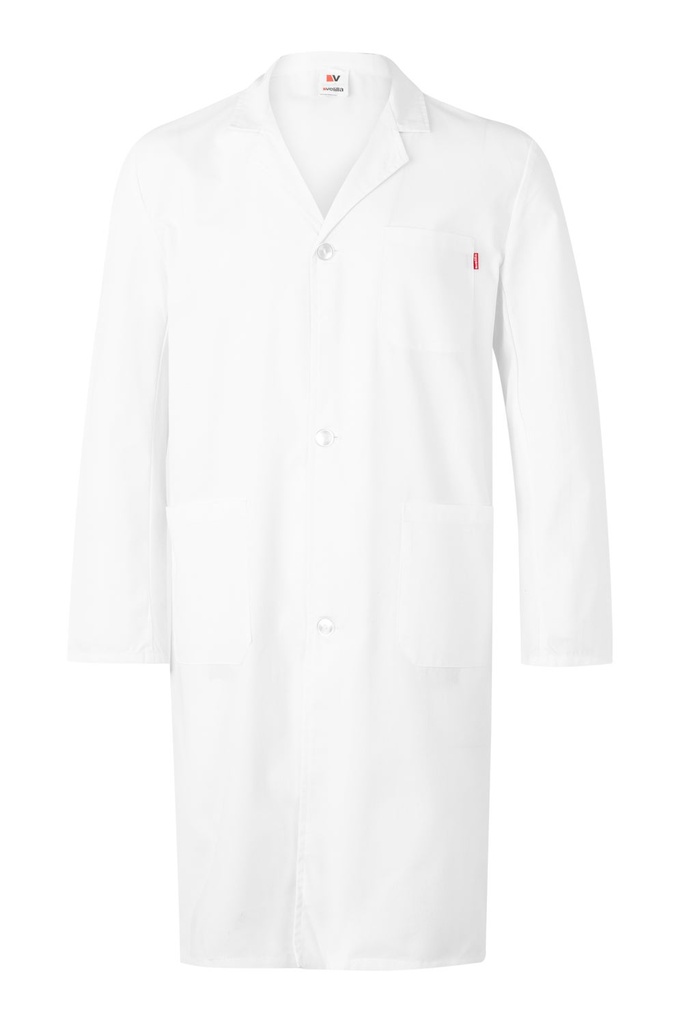 BATA 700P – Bata sanitaria unisex con botones y cinturón VELILLA