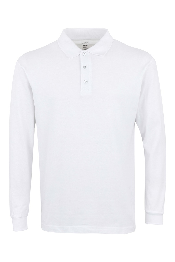 POLO UNISEX MANGA LARGA PL200UW – Polo piqué 100% coton MUKUA