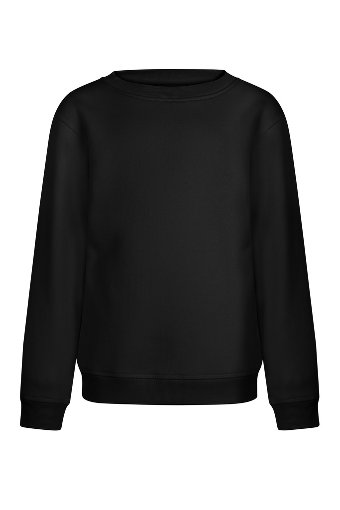 SUDADERA CUELLO REDONDO OCS KI SCN300K – Sudadera infantil de algodón orgánico MUKUA