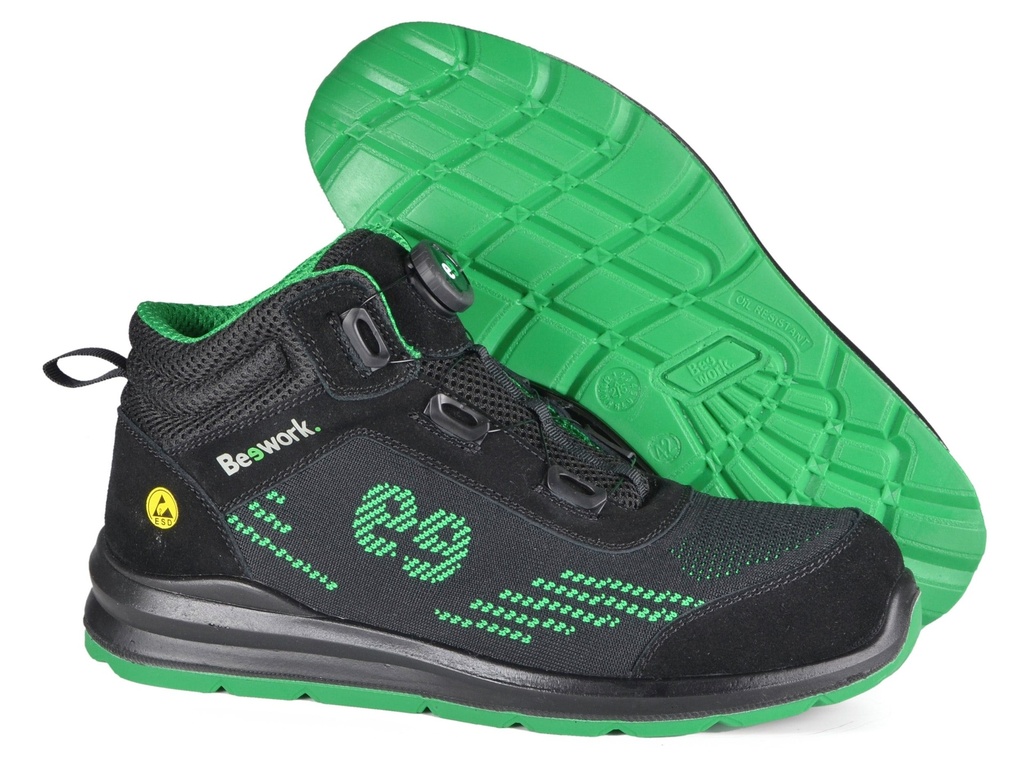 DEPORTIVO TANUN S3S BEEWORK.SHOES – Munkavédelmi cipő Spinfast rendszerrel