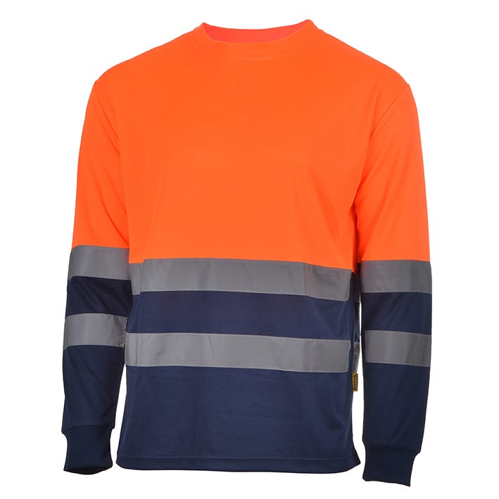 CAMISETA INDIE HV BEEWORK.WEAR – T-shirt manches longues haute visibilité