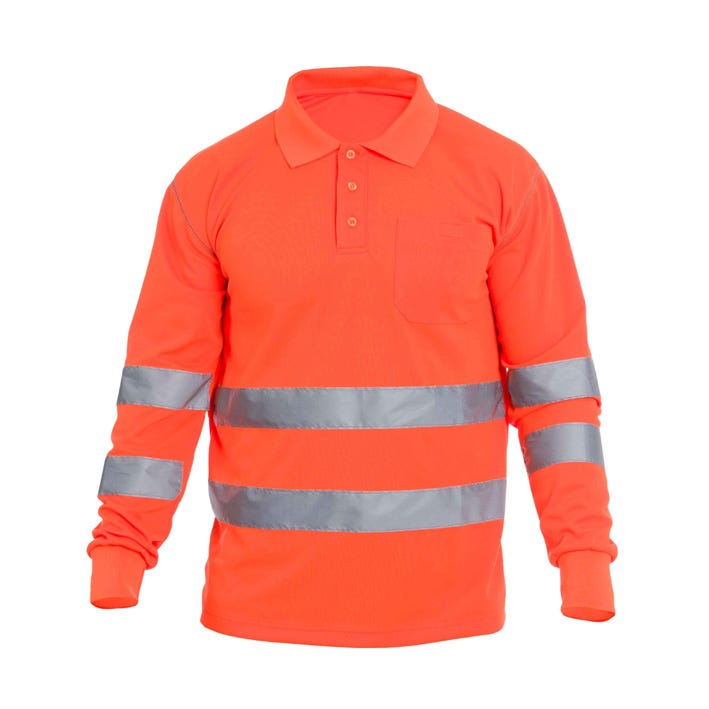 POLO GRANGE HV BEEWORK.WEAR – Polo alta visibilità manica lunga