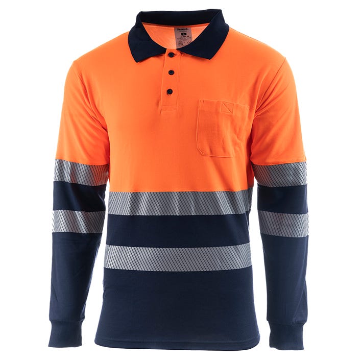 POLO GALAXY HV BEEWORK.WEAR – Polo mixte coton/polyester haute visibilité