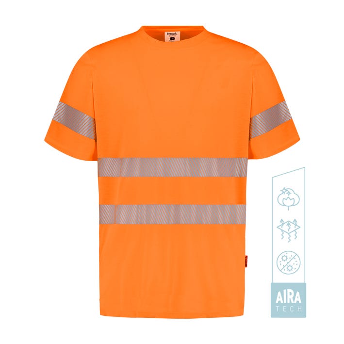 CAMISETA HIT HV BEEWORK.WEAR – T-shirt alta visibilità monocolore