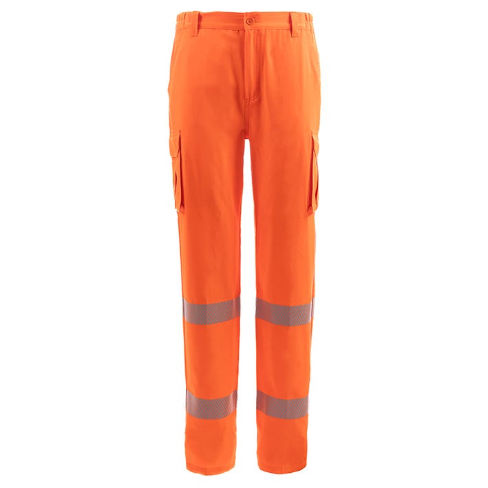 PANTALON WIRE HV BEEWORK.WEAR – Pantalone alta visibilità multitasche