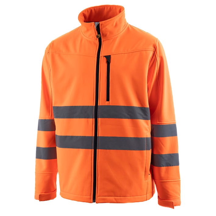 SOFTSHELL GRAVITY HV BEEWORK.WEAR – Chaqueta laboral alta visibilidad