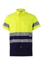 CAMISA BICOLOR MC AV 142 – Camisa de alta visibilidad VELILLA