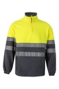 FORRO POLAR BICOLOR AV 182 – Chaqueta de trabajo con bandas reflectantes