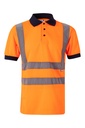 POLO BICOLOR MC AV 305502 – Polo alta visibilidad Velilla manga corta