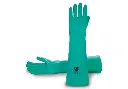 TB GROUP Guante químico de nitrilo verde – Guante de protección 45cm